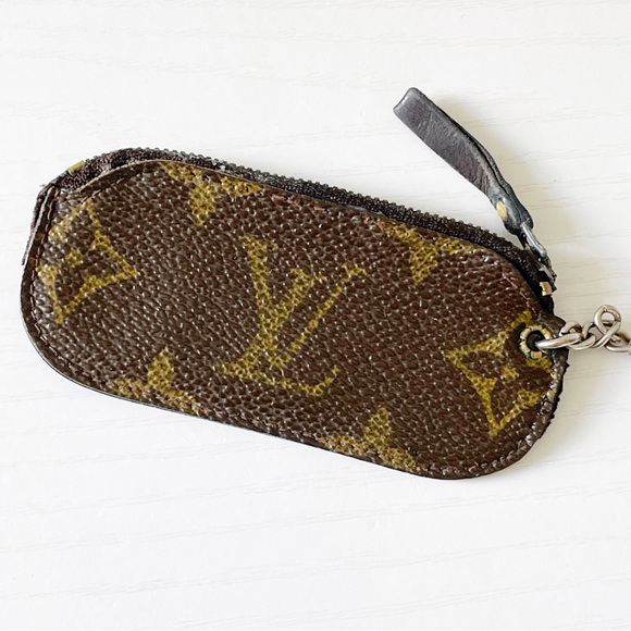 Louis Vuitton brown monogram canvas small keychain zip pouch - Picture 3 of 11